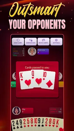 Скриншот 2 — Карточная Игра Червы Офлайн