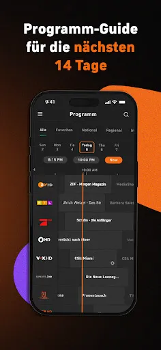 Скриншот 4 — Zattoo - TV Streaming App