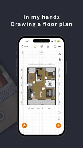 Скриншот 3 — JoyPlan-Quick House Design 3D