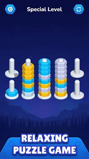Скриншот 5 — Nut Sort - Color Sort Puzzle