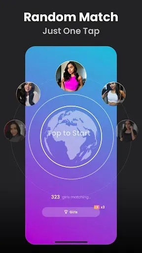Скриншот 4 — KissLive: Video Chat, Flirt