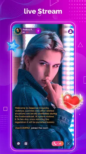 Скриншот 1 — ZeepLive Pro - Live & Party
