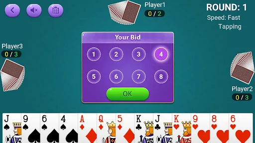 Скриншот 2 — Callbreak : Offline Card Game