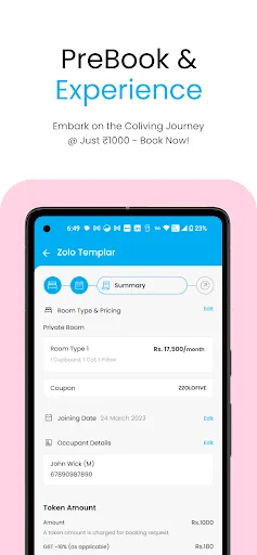 Скриншот 6 — Zolo Coliving - Rent PG Online