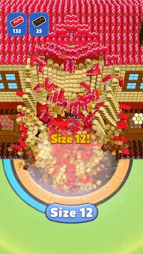 Скриншот 1 — Hole Eater 3D: Relaxing Puzzle