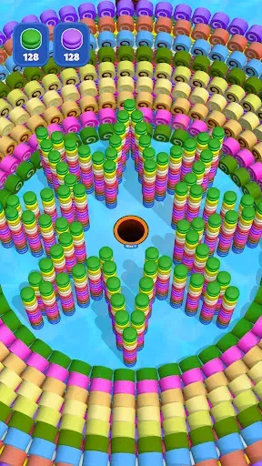 Скриншот 2 — Hole Eater 3D: Relaxing Puzzle