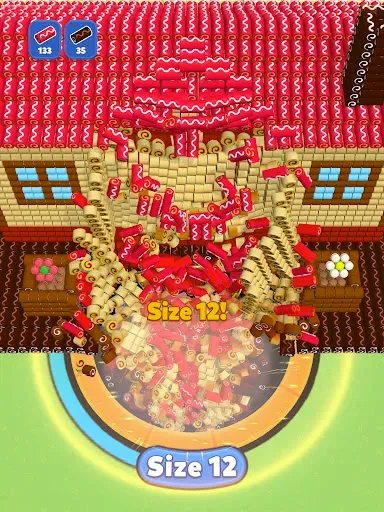 Скриншот 6 — Hole Eater 3D: Relaxing Puzzle