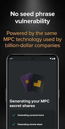 Скриншот 2 — Zengo: Crypto & Bitcoin Wallet