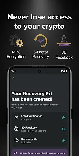 Скриншот 5 — Zengo: Crypto & Bitcoin Wallet