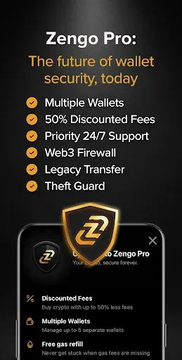 Скриншот 6 — Zengo: Crypto & Bitcoin Wallet