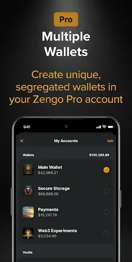 Скриншот 7 — Zengo: Crypto & Bitcoin Wallet