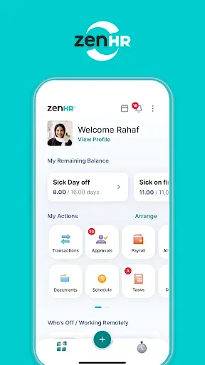 Скриншот 1 — ZenHR - HR Software