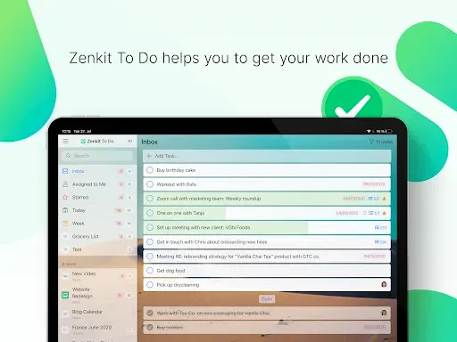 Скриншот 6 — Zenkit To Do