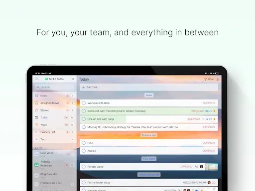 Скриншот 8 — Zenkit To Do