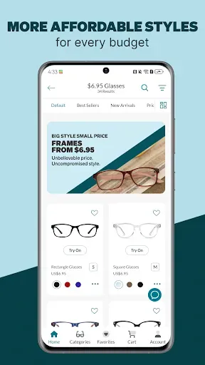 Скриншот 4 — Zenni | Try On & Buy Glasses