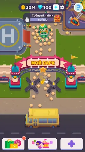 Скриншот 1 — Overcrowded: Tycoon