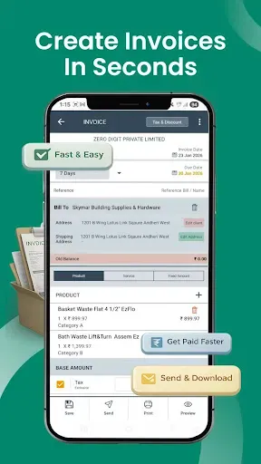 Скриншот 2 — Uni Invoice & Billing Manager