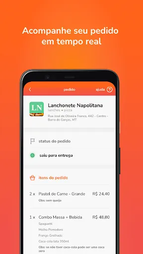Скриншот 3 — ZERO1 Delivery de Comida