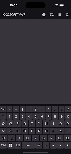 Скриншот 1 — Remote Keyboard