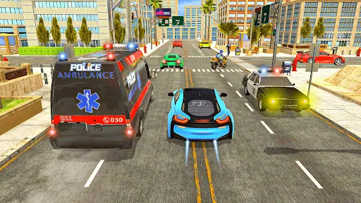 Скриншот 3 — Police Ambulance 3d Game 2023