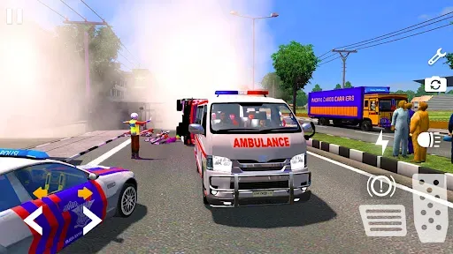 Скриншот 1 — Police Car Firetruck Ambulance