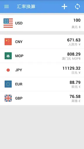 Скриншот 6 — 汇率换算 - 汇率即时查询