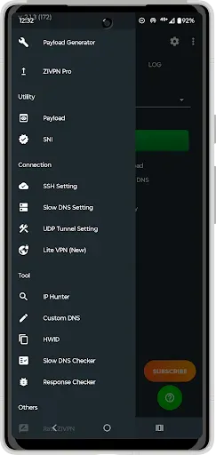 Скриншот 3 — ZIVPN Tunnel (SSH/DNS/UDP) VPN