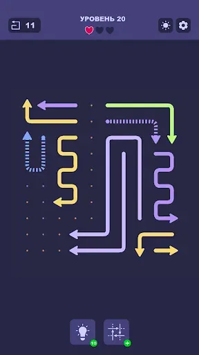 Скриншот 2 — Arrow Traffic: Clear the Grid