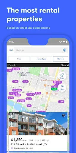 Скриншот 1 — Apartments & Rentals - Zillow