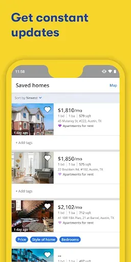 Скриншот 2 — Apartments & Rentals - Zillow