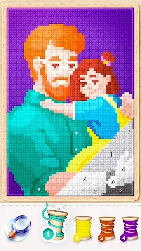 Скриншот 1 — Чудо вышивка крестиком - игры