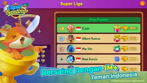 Скриншот 1 — Big 2 Capsa Banting ZingPlay