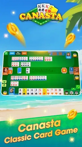 Скриншот 1 — Canasta ZingPlay: Cards