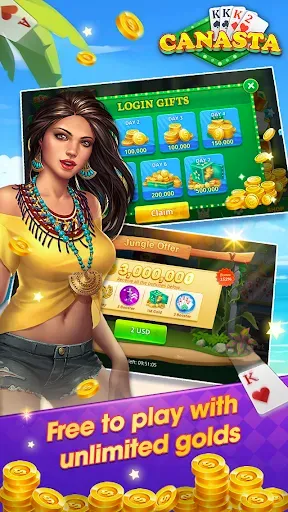 Скриншот 5 — Canasta ZingPlay: Cards