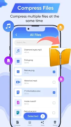 Скриншот 3 — Zip File Reader: Rar