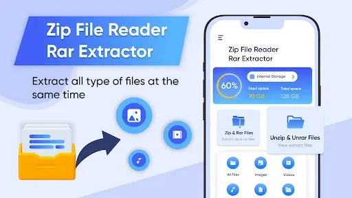 Скриншот 6 — Zip File Reader: Rar