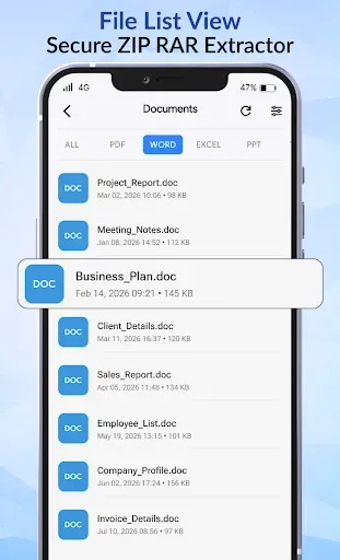 Скриншот 4 — Zip RAR Archiver
