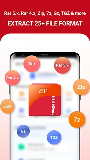 Скриншот 3 — Zip Extractor - UnZIP, UnRAR