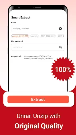 Скриншот 5 — Zip Extractor - UnZIP, UnRAR