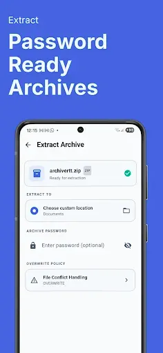 Скриншот 4 — ZIP RAR Compressor & Extractor