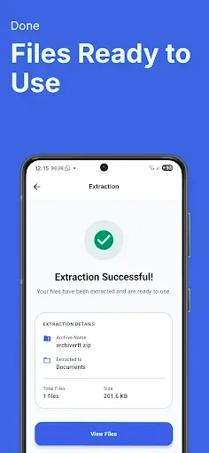 Скриншот 5 — ZIP RAR Compressor & Extractor