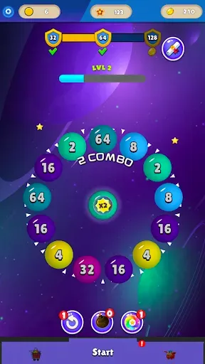 Скриншот 5 — 2048 Ball Merging Saga