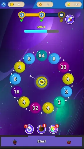 Скриншот 6 — 2048 Ball Merging Saga