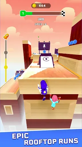 Скриншот 1 — Dash Master - Parkour Game