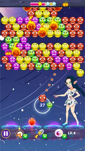 Скриншот 2 — Fairy Bubble Shooter Challenge