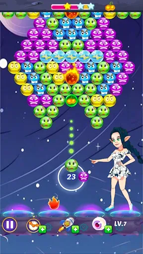 Скриншот 3 — Fairy Bubble Shooter Challenge