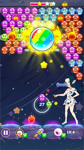 Скриншот 4 — Fairy Bubble Shooter Challenge