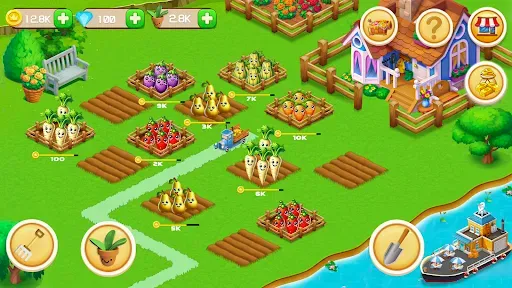 Скриншот 1 — Harvest Happy Farm : Farm Game