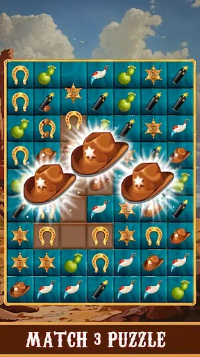 Скриншот 2 — Cowboy Match Mania