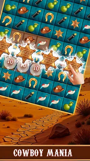 Скриншот 6 — Cowboy Match Mania